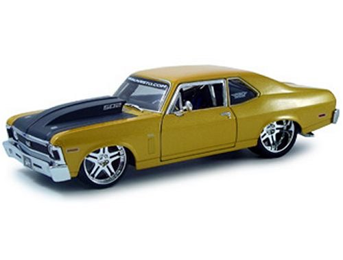 Diecast Model Chevrolet Nova SS Coupe (1968) in Metallic Orange (1:18 scale)