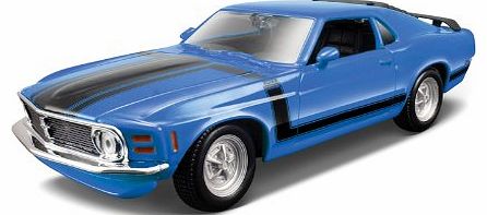 Maisto Ford Mustang Boss (Kit) in Blue (1:24 scale) Diecast Model Car Kit