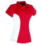 Galvin Green Ladies Joesphine Shirt Chilli Red/White XS