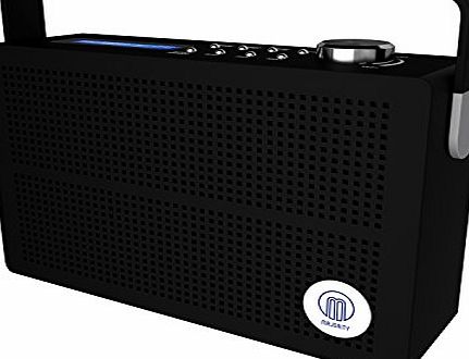 MAJORITY Newnham DAB Digital FM Portable Radio / Alarm Clock / Rechargeable Battery / Mains Powered - Black