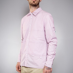 Thin Line Shirt - Purple/White