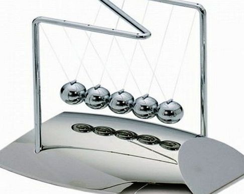 Makigo Toy Newtons Cradle Steel Balance Balls Physics Science Pendulum Desk Toy