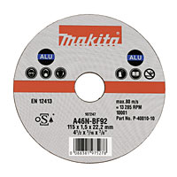 MAKITA Aluminium Cutting Discs 115mm Pack of 10