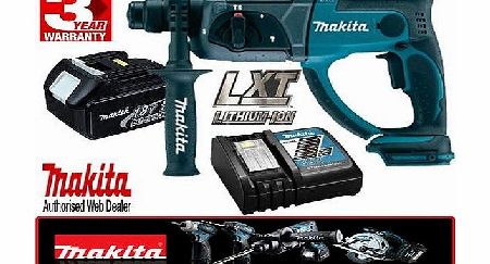 Cordless LXT 18V Li-Ion BHR202 BL1830 DC18RC SDS Drill Battery amp; Charger