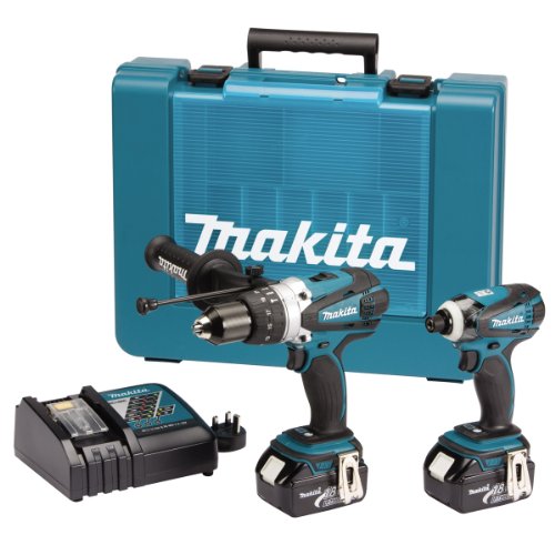 Makita DK18000 18V LXT Lithium-Ion Cordless Kit with 2 x Batteries (2 Pieces)