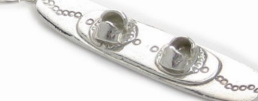 Maldon Jewellery Wakeboard sterling silver charm .925 x 1 Watersports Wakeboarding charms EC1238