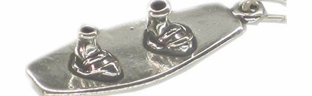 Maldon Jewellery Wakeboard sterlng silver charm .925 charms x 1 Water Sport Ski charms SSLP3142