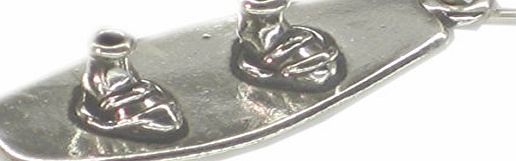 Maldon Jewellery Wakeboard sterlng silver charm.Water Sport Wake Board charms SSLP3142