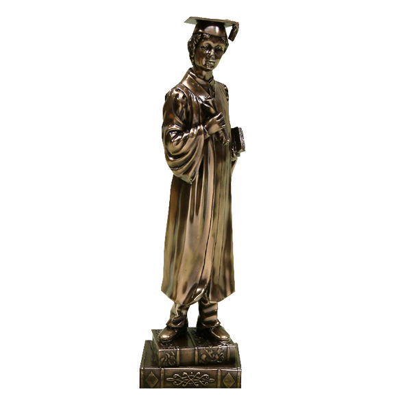 Bronze Graduation Figurine