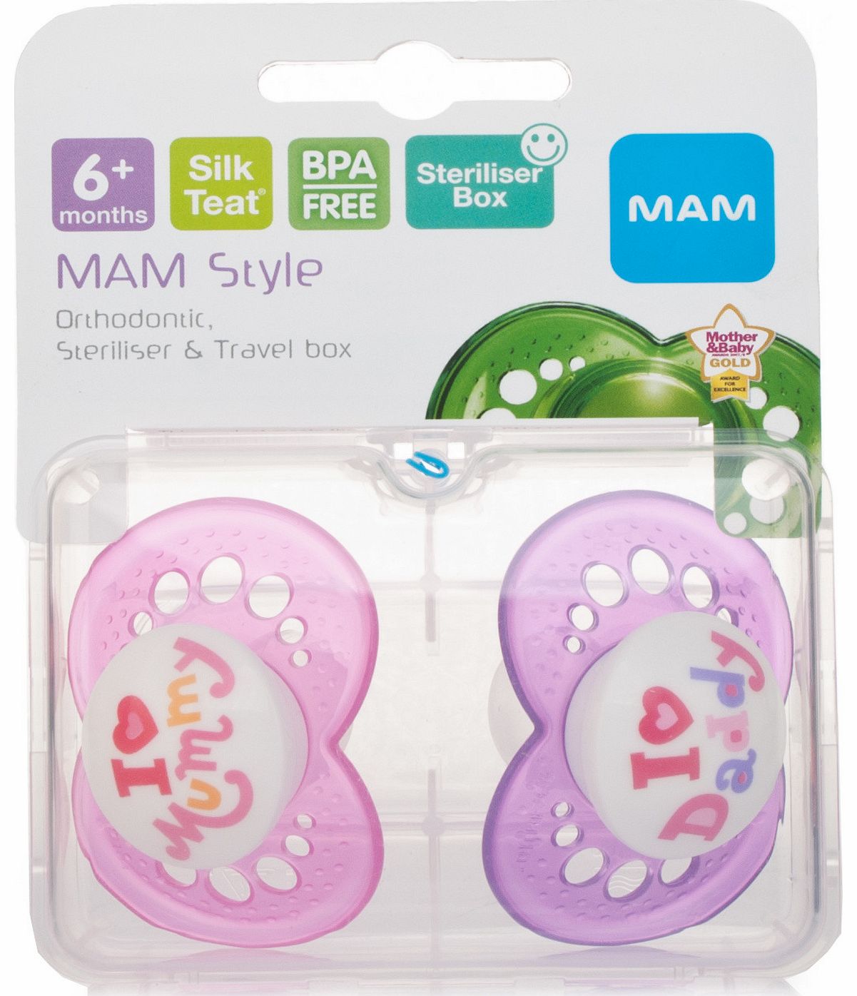 Mam Style 6 month Soother Girls