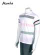 Mambo Budalla Short Sleeve Polo shirt - Wht/Grn/Pink