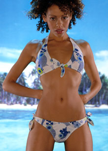 Surfin Safari halterneck bikini set