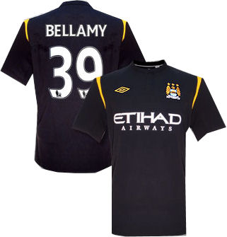 Umbro 09-10 Man City away shirt (Bellamy 39)