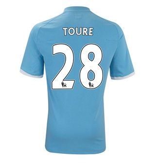 Man City Umbro 2010-11 Manchester City Umbro Home Shirt (Toure