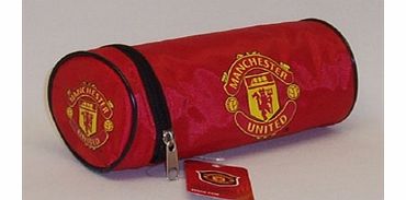 Man Utd Accessories  Manchester United FC Barrel Pencil Case