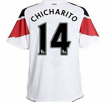 Nike 2010-11 Man Utd Nike Away Shirt (Chicharito 14)