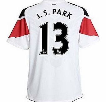 Nike 2010-11 Man Utd Nike Away Shirt (J. S. Park 13)