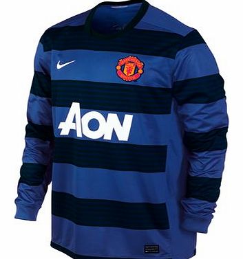 Man Utd Away Shirt Nike 2011-12 Man Utd Away Long Sleeve Nike Football