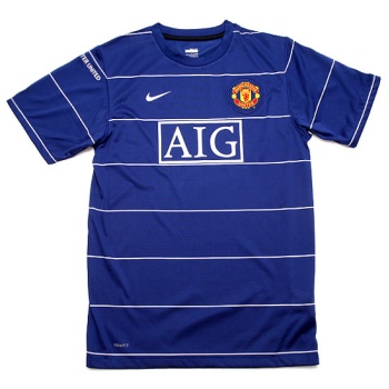 Nike 08-09 Man Utd Pre-Match Training Top (blue)