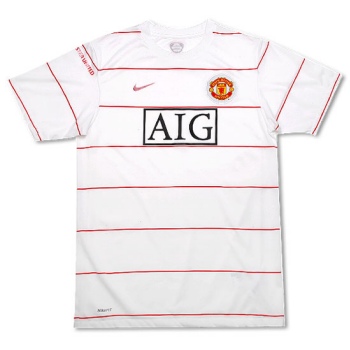 Nike 08-09 Man Utd Pre-Match Training Top (white)