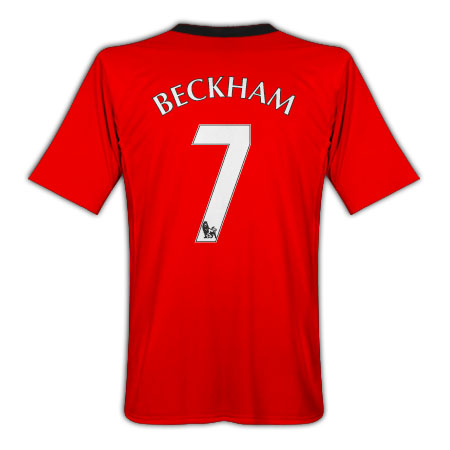 Nike 09-10 Man Utd home (Beckham 7)