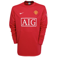 Man Utd Nike 09-10 Man Utd Lightweight Top (Red)