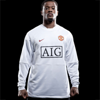 Man Utd Nike 09-10 Man Utd Lightweight Top (white)