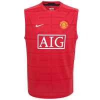 Nike 09-10 Man Utd Sleeveless jersey (red)