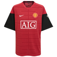 Man Utd Nike 09-10 Man Utd Training shirt (red)