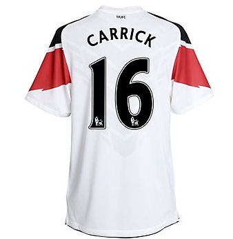 Man Utd Nike 2010-11 Man Utd Nike Away Shirt (Carrick 16)