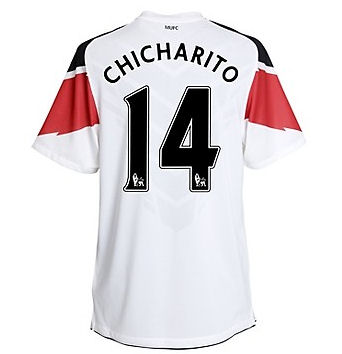 Man Utd Nike 2010-11 Man Utd Nike Away Shirt (Chicharito 14)