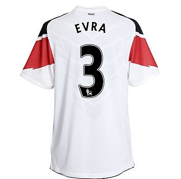Man Utd Nike 2010-11 Man Utd Nike Away Shirt (Evra 3)