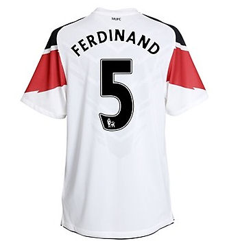 Man Utd Nike 2010-11 Man Utd Nike Away Shirt (Ferdinand 5)