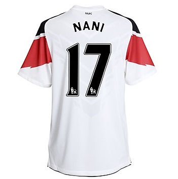Man Utd Nike 2010-11 Man Utd Nike Away Shirt (Nani 17)