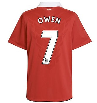 Man Utd Nike 2010-11 Man Utd Nike Home Shirt (Owen 7)
