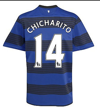 Nike 2011-12 Man Utd Nike Away Shirt (Chicharito 14)