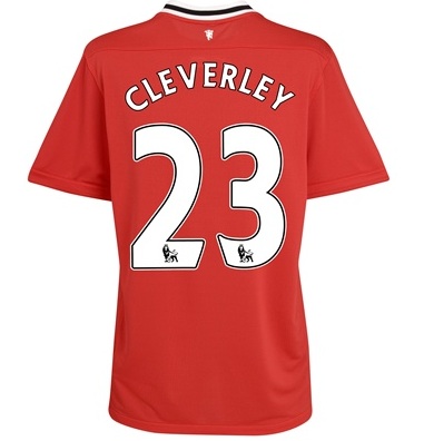 Nike 2011-12 Man Utd Nike Home Shirt (Cleverley 23)