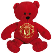 Manchester United Beanie Bear - Red.