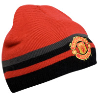 manchester United Core Beanie - Red/Black/Grey.