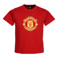 United Core Crest T-Shirt - Red - Boys.