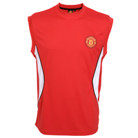 Manchester United Core Poly Panel Tank Top - Red.