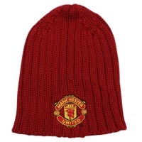manchester United Crest Beanie - Red.