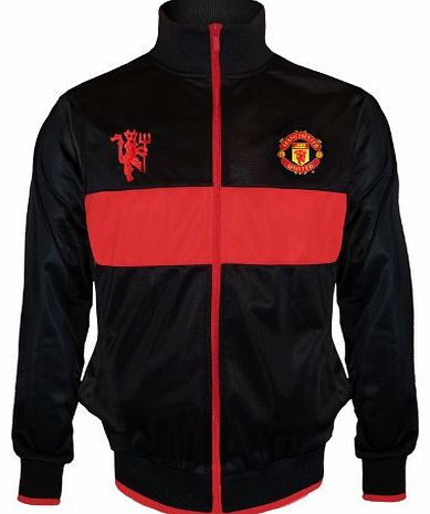 Manchester United FC Official Football Gift Boys Retro Track Jacket 12-13 XLB