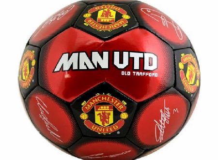 Manchester United F.C. New Official Football Team Size 5 Signature Footballs (Man Utd FC)