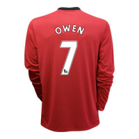 Manchester United Home Shirt 2009/10 with Owen 7