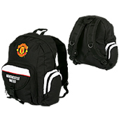 Manchester United Large Backpack - Black /White.
