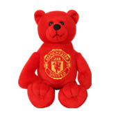 Manchester United Red Beanie Bear.
