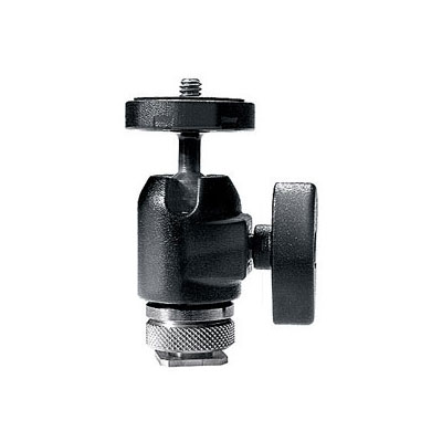 Manfrotto MN482LCD Micro Ball Head with Hot Shoe