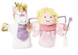 Manhattan Toy - Unicorn and Fairy Hand Puppet Pair, 20cm / 15cm