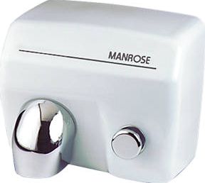 Manrose, 1228[^]21443 MAN/E88 Push-Button Hand Dryer White